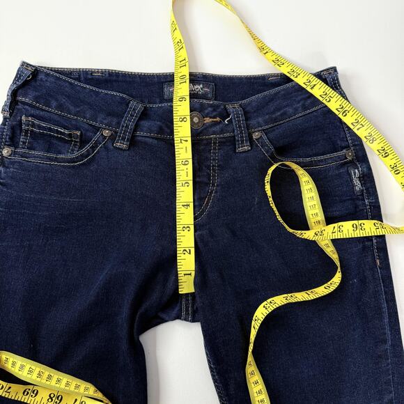 Silver Jeans Co Suki Slim Boot Jeans Womens 30 Dark Wash Bootcut Stretch - Picture 9 of 12